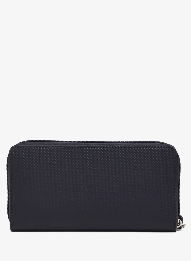 لاكوست محفظة طويلة بسحاب وشعار