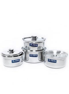 Alamal El-Amal Cookware Set – 4-Piece High-Quality Aluminum | Durability & Perfect Performance  - Image 2