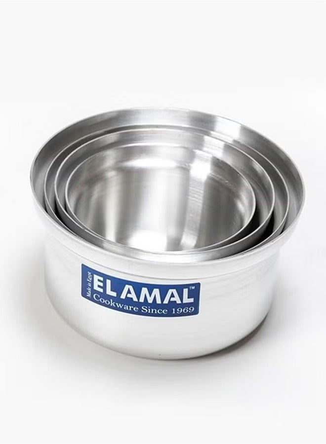 ELAMAL El-Amal Cookware Set – 4-Piece High-Quality Aluminum | Durability & Perfect Performance - Image 3