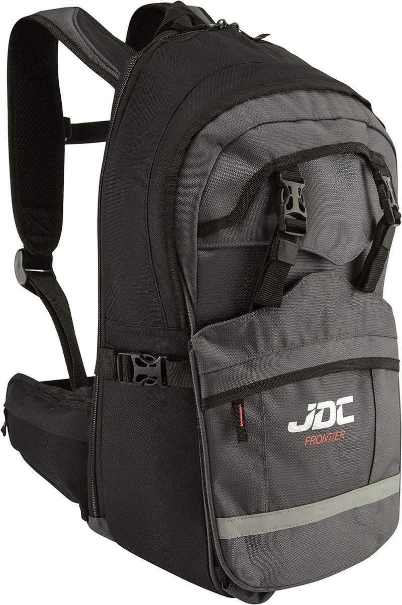 JDC Waterproof Motorcycle Backpack with Helmet Holder - 24L Expandable to 36L - Frontier - Image 3