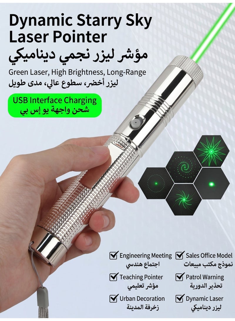 High-power laser pointer dynamic green - Image 2