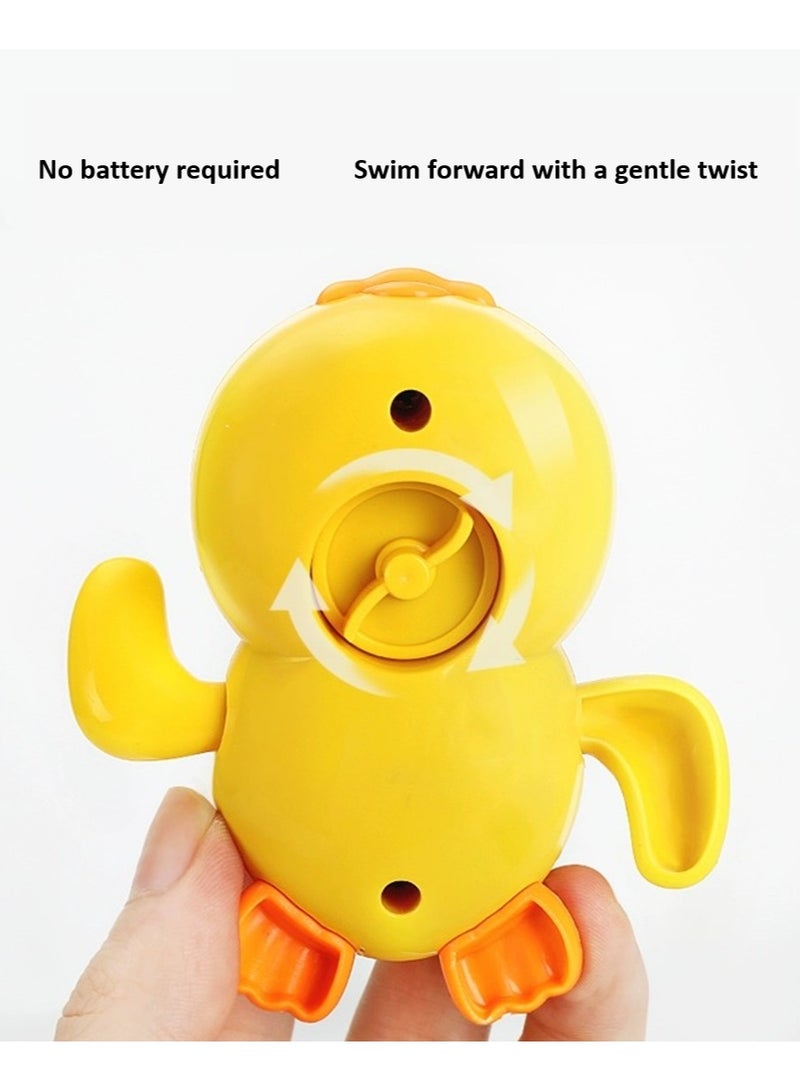 لعبة حمام، لعبة حيوان لطيفة تعمل بآلية الساعة لحوض الاستحمام أو المسبح، ألعاب استحمام للأطفال، مجموعة ألعاب مائية للأولاد والبنات، 6 قطع. - Image 4