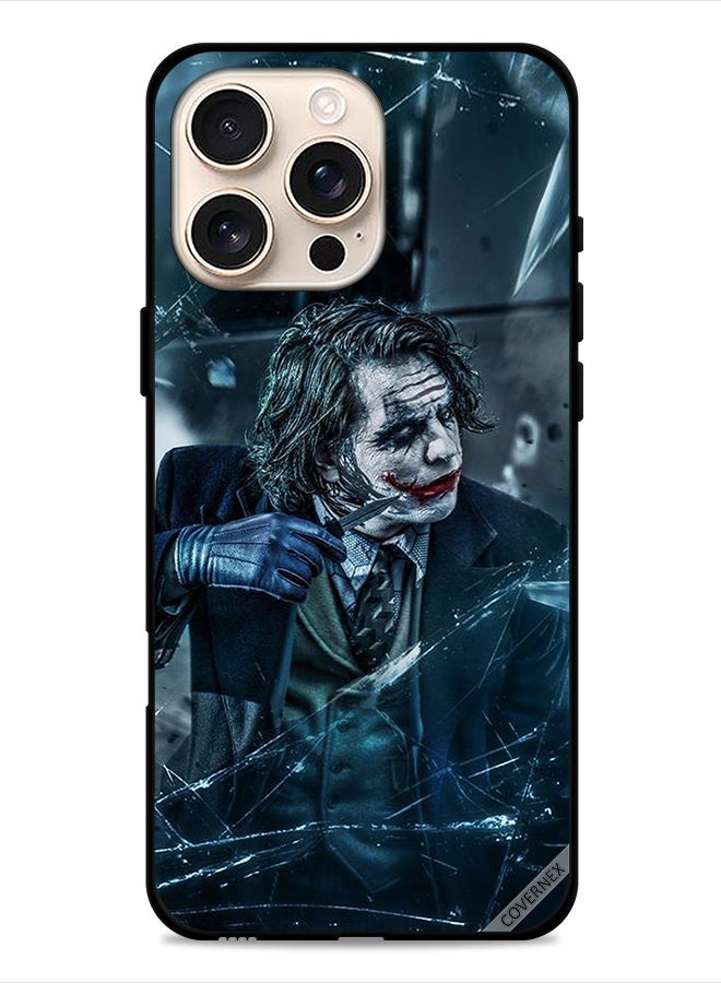 Covernex Apple iPhone 16 Pro Max Protective Case Cover He Is So Serious Behind Cracked Glass - Image 1