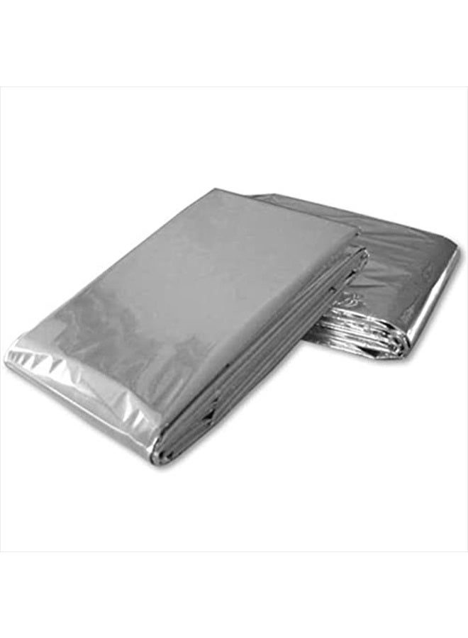 Ever Ready First Aid Mylar Rescue Blanket, Large Silver Thermal Sheet for Emergency and Survival, 54” x 84” – 20 Count - Image 5