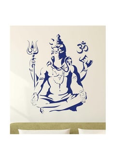 Decals Design PVC Vinyl Lord Shiva Om Meditating Wall Sticker For Home (50X70cm, Blue) - pzsku/ZDA2F4F1C260F507DA922Z/45/_/1740045886/b92abcda-955d-44e1-97df-971ea96e4dcc