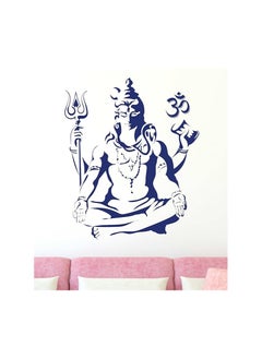 Decals Design PVC Vinyl Lord Shiva Om Meditating Wall Sticker For Home (50X70cm, Blue) - pzsku/ZDA2F4F1C260F507DA922Z/45/_/1740045906/87d68403-c497-429d-a287-785a48562638