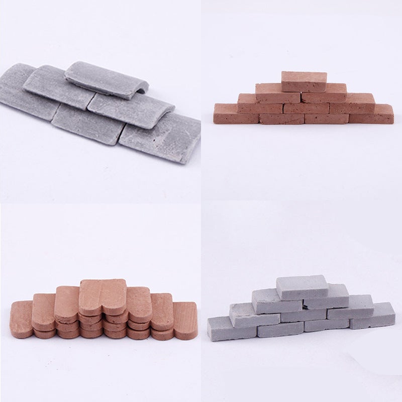 Brick Model Children'S Handmade Diy Sand Table Simulation Building Small House Mini Brick Micro Landscape Building Block Toy - Image 4