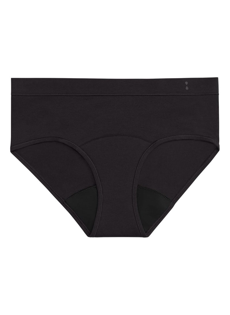 THINX - Thinx for All Women's Briefs Period Underwear, Super Absorbency, Black SIZE-M - Image 1