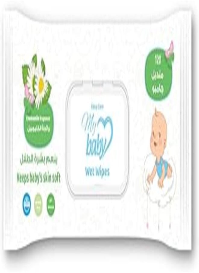easy care Easy Care Baby Wipes, Chamomile Scent, 120 Wipes 