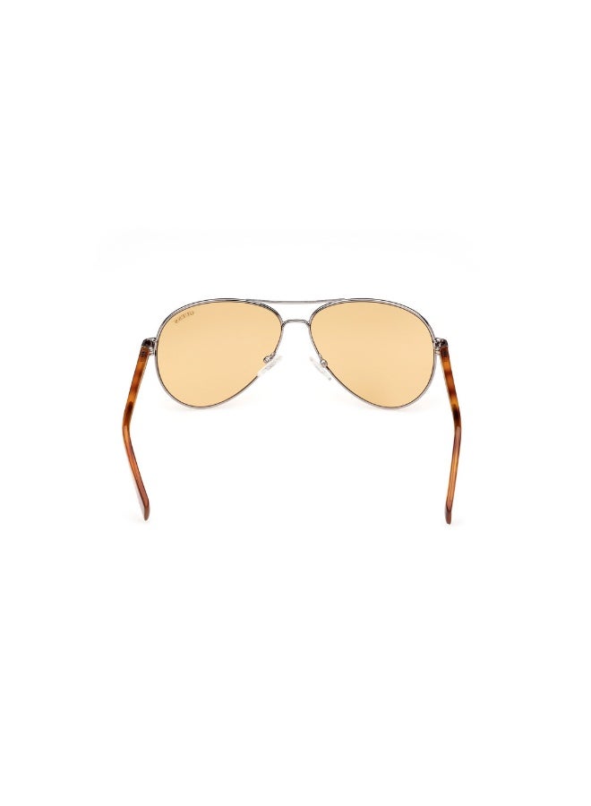 جس نظارة شمسية  عصرية بإطار بايلوت للجنسين - رصاصي لامع - Image 4