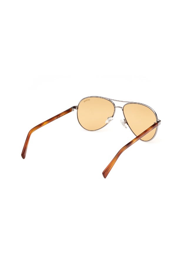 جس نظارة شمسية  عصرية بإطار بايلوت للجنسين - رصاصي لامع - Image 5