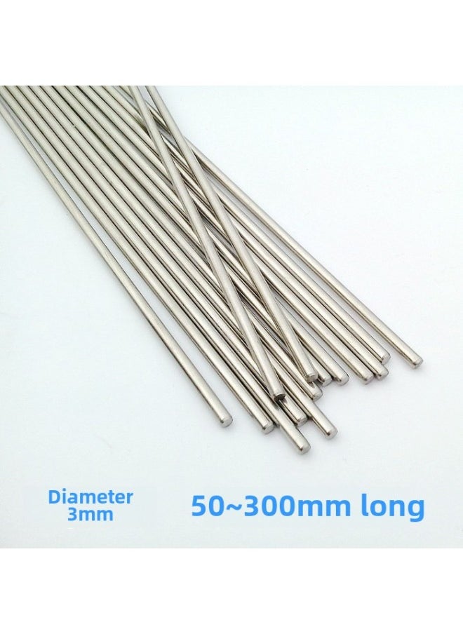 Direct 3mm Toy Axle Stainless Steel Gear Optical Axis Diy Technology Model Wheel Transmission 18 Kinds-Color:Length: 120mm  - Image 4