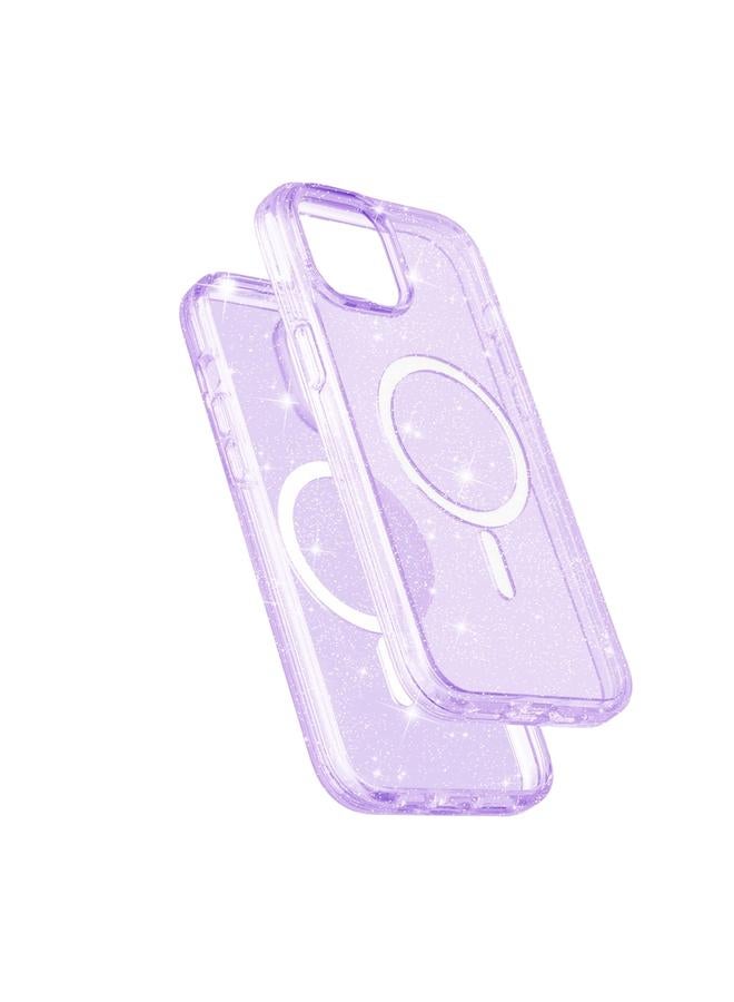 اس-توب جراب هاتف مغناطيسي MagSafe بتصميم Terminator بتصميم مسحوق لامع لهاتف iPhone 15 Plus - Image 5