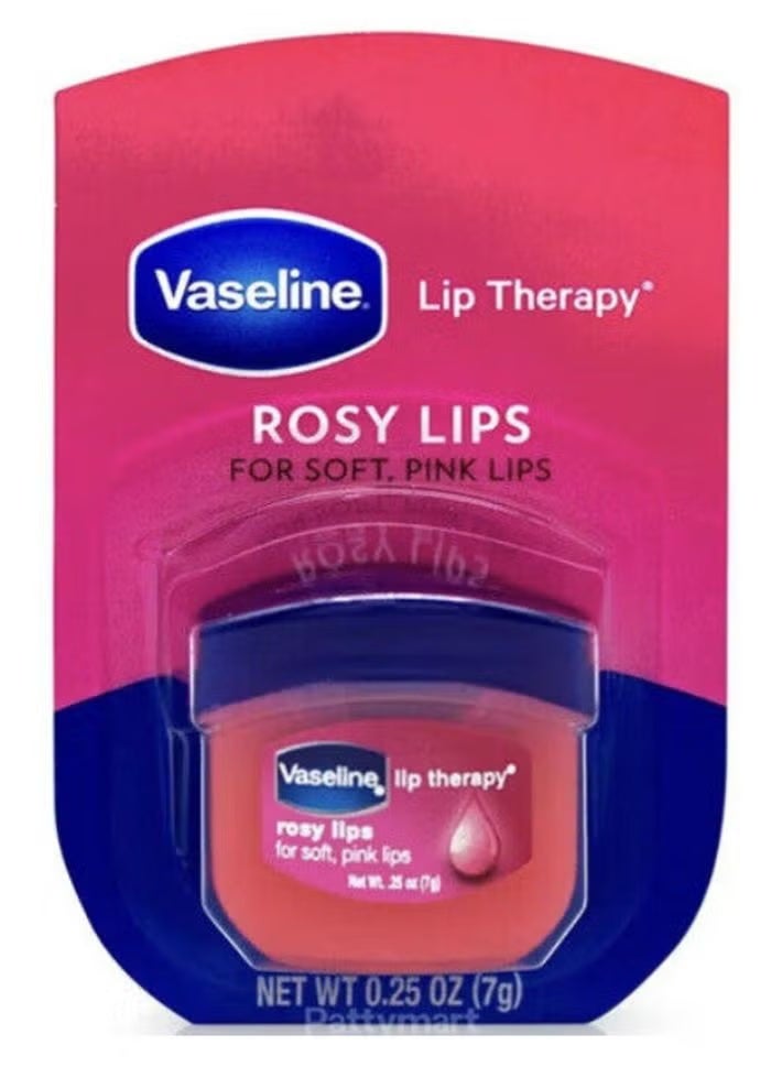 Vaseline Lip Therapy Rosy Lips Balm 7g - For Soft Pink Lips - Long Lasting Moisture & Glossy Finish - Image 1