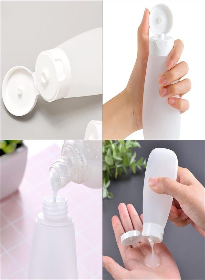 AIMERS Silicone Travel Bottles Set (Pack of 3) - 60ml Leakproof Travel Containers for Toiletries, Shampoo, Lotion, Hand Wash & Cream - Mini Travel Essentials for Women, Travel Accessories - Image 5