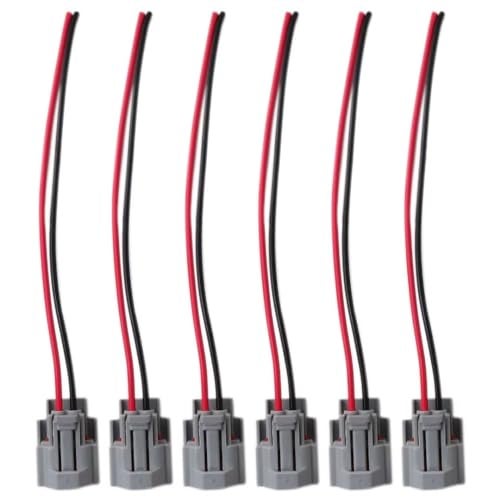 USonline911 موصل حقن الوقود الأنثوي عالي المقاومة 6 حزمة محدثة - Image 3