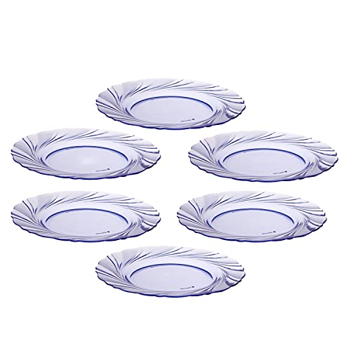 Duralex Tempered Glass Beau Rivage Marine Dessert Plate 19.5 Cm 6 Pcs (3003Bf/6), Medium - Image 3