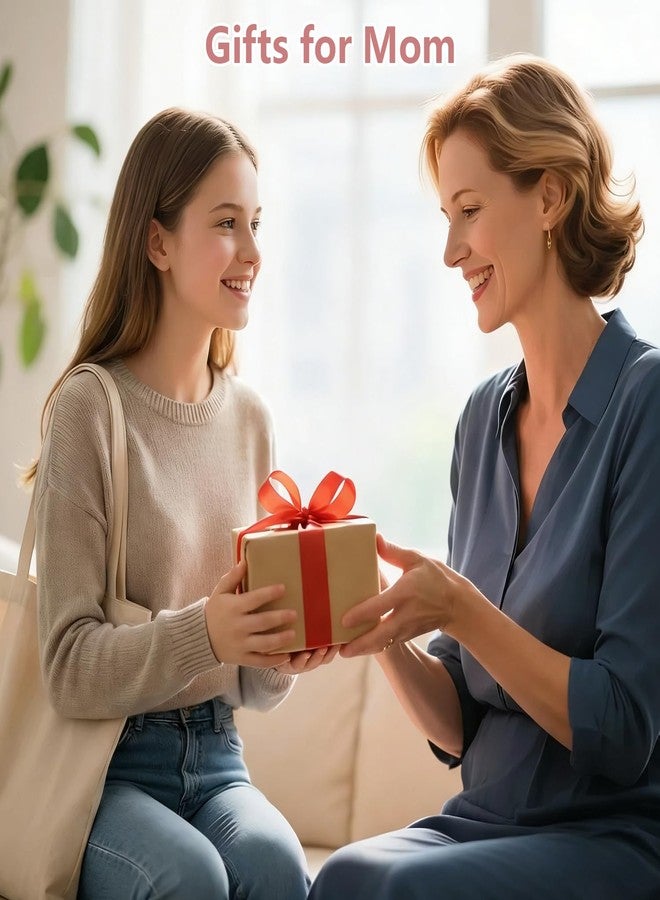 MAMAGIFTREE هدايا ماما جيفتري للأم من ابنتها | هدايا عيد ميلاد للأم | ديكور مكتب "أفضل أم على الإطلاق" | لوحة أكريليك معبرة لعيد الأم، عيد الميلاد - Image 2