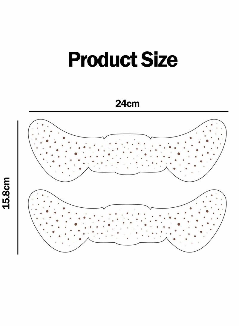Freckles Temporary Tattoos 6 Sheets 12 Pcs Waterproof Natural Looking Fake Tattoos Freckle Patch Makeup Accessories for Women - Image 3