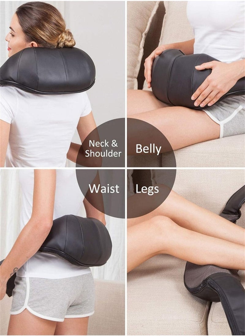 EzzySo Neck Massager With Heat Shiatsu Massager For Neck Back Shoulder Foot And Leg Deep Kneading Massage Pillow Helps To Relax Muscles At Home Office And Car - Image 2