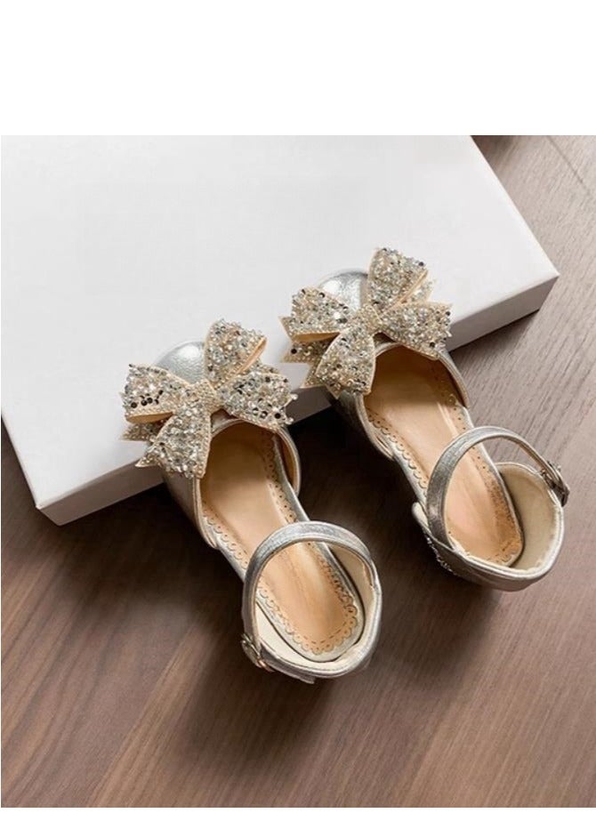 Girl Princess Butterfly Disc with Soft Bottom Strap and Sandals - Image 1
