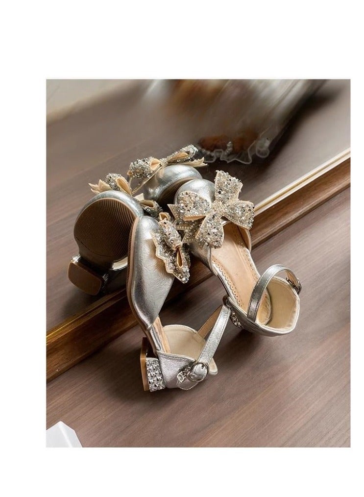 Girl Princess Butterfly Disc with Soft Bottom Strap and Sandals - Image 2