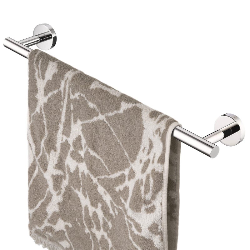 HITSLAM Chrome 198 Inch Towel Bar for Bathroom SUS304 Stainless Steel Bathroom Towel Rack Wall Mounted Modern Home Decor Bath Towel Holder with Hardware Accessories