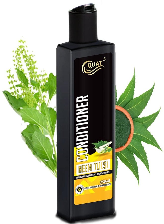 QUAT Neem Tulsi Conditioner, Nourishes, Repair & Shine, For Long and Lifeless Hair, Dream Lengths (250ml) - Image 1