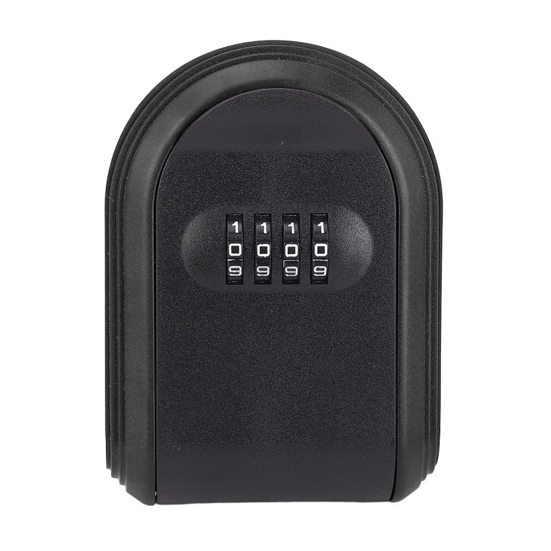 Red Wall Mounted Weatherproof Key Lock Box With Combination Code For Outdoor House Villa - Image 2