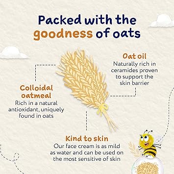 Childs Farm OatDerma Face Cream Moisturiser Fragrance Free Hydration Sensitive Skin Emollient Soothe Baby Kids 50ml - Image 4