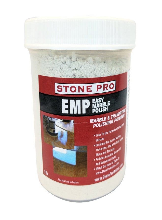 Stone Pro Easy Marble Polish (EMP) - Marble and Terrazzo Polishing Powder - 1 Pound - Image 1
