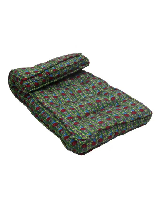 مرتبة ومطرحة قطنية فاخرة بأبعاد مثالية (180 سم × 90 سم × 10 سم) للمنزل والمخيمات والإستراحات تتميز بالراحة التامة والدعامة المثالية لجعل كل لحظة من الراحة أكثر استرخاءً بفضل قماشها القطني الناعم وارتفاعها المثالي - Image 3