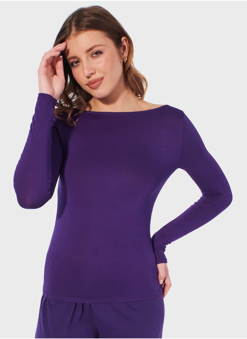 UNDIZ - Long Sleeve Pyjama Top - Image 1