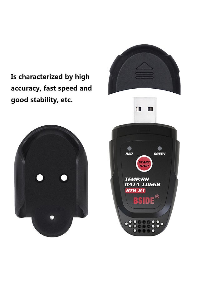 BSIDE - Mini USB Humidity Temperature Data Recording Logger RH TEMP Datalogger Recorder Thermometer Hygrometer - Image 1