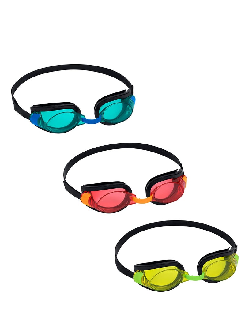 Bestway Hydro-Swim Focus Goggle Set Pack of 3 - Image 1