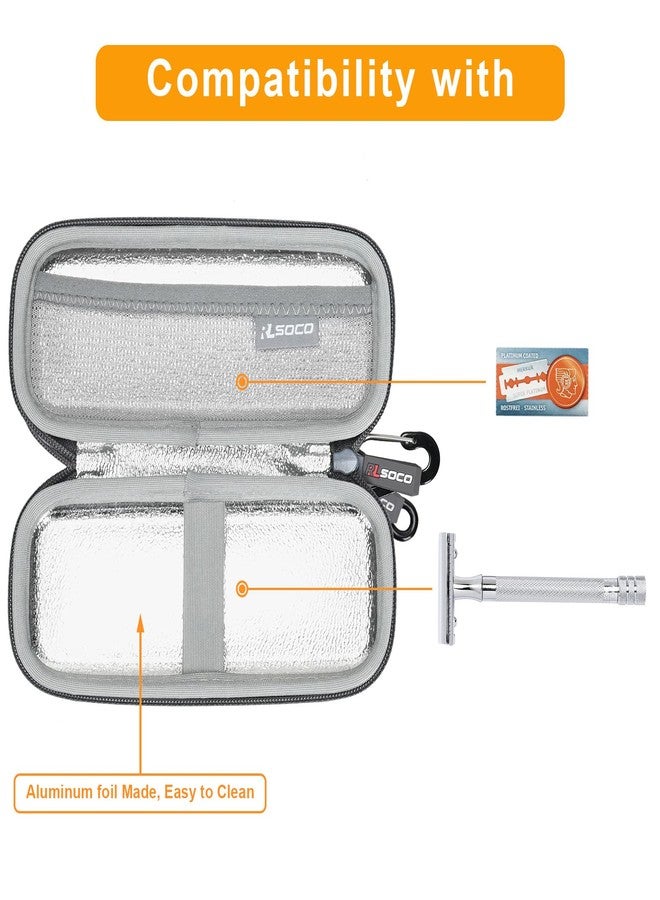 RLSOCO Case for Merkur Futur 23C/33C/34C/37C/38C Razor & works with Schick Razor (Case Only) - Image 3