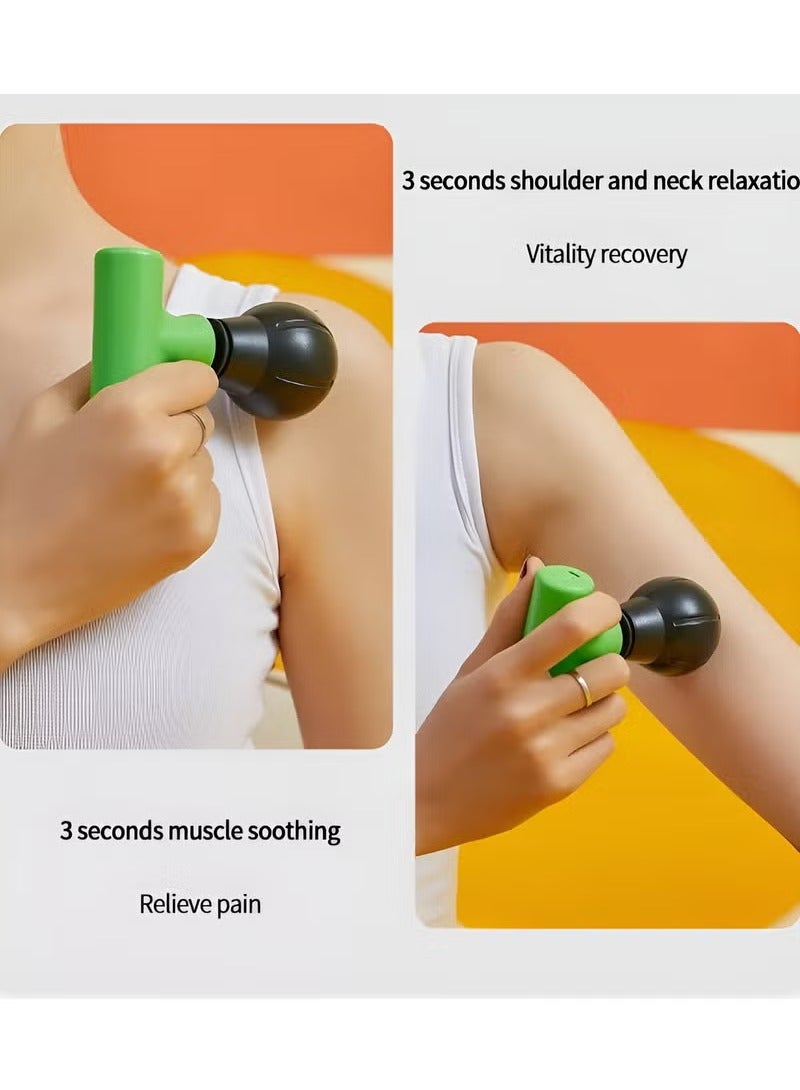 Portable Muscle Massage Gun – Deep Tissue Mini Massager for Neck, Body & Face – Compact for Gym, Office & Fitness Recovery Multi-Color - Image 2