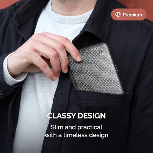 ÖGON -DESIGNS- Aluminum wallet, Large capacity with metal lock, RFID Protection against fraud and demagnetization, Smart Case OSLO Large model - Image 4