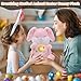 FATIRO Breathing Stuffed Animal Bunny Plush Soothe Snuggle Easter Bunny Plush with Soft Light Music Interactive Realistic Breathing Motion Gentle Snoring Breathing for Anxiety Adults and Kids - Image 4
