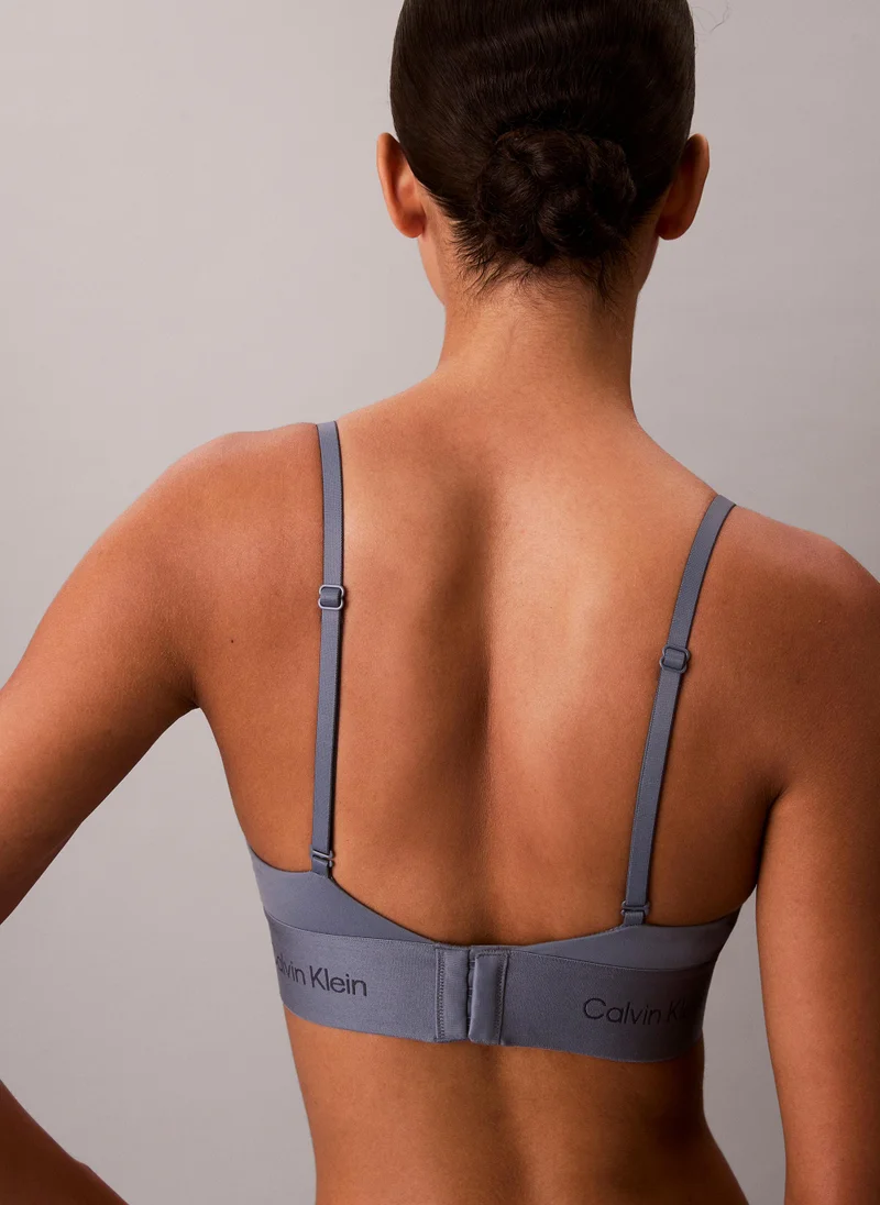 CALVIN KLEIN Logo Unlined Triangle Bralette