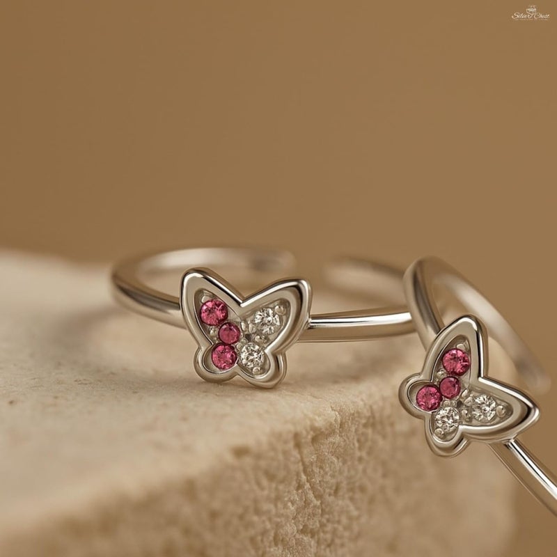 silver chest 925 Sterling Silver Toe Ring for Women Elegant Design | Adjustable Bichiya | Modern Silver Toe Rings for Girls & Womes With Certificate Of Authenticity | Chandi Bichiya Set - Image 4
