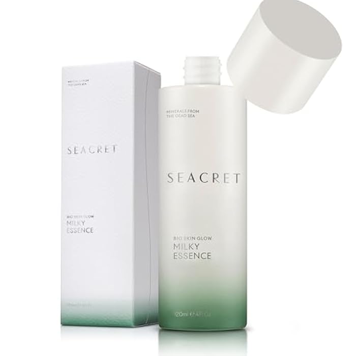 SEACRET Minerals Bio Skin Glow Milky Essence, Third-Generation Toner for Face, 4 Fl Oz / 120 ml - Image 1