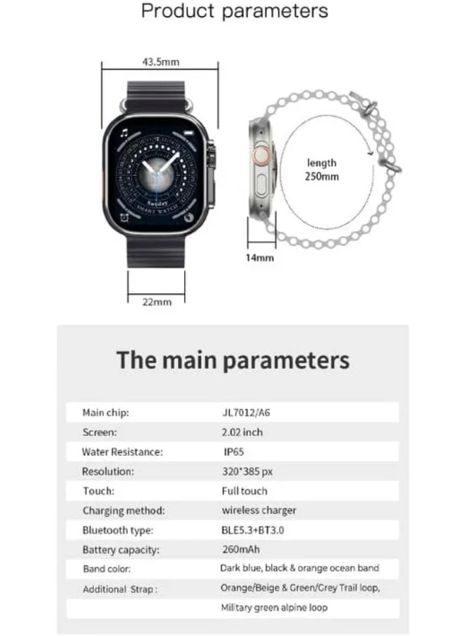 KENNETH SCOTT Kenneth Scott Unisex Multi Color Dial Smart Watch with Interchangeable Strap - KULMX-SSOBX