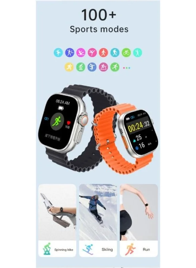 KENNETH SCOTT Kenneth Scott Unisex Multi Color Dial Smart Watch with Interchangeable Strap - KULMX-SSOBX