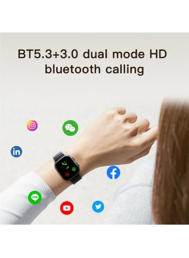 KENNETH SCOTT Kenneth Scott Unisex Multi Color Dial Smart Watch with Interchangeable Strap - KULMX-SSOBX