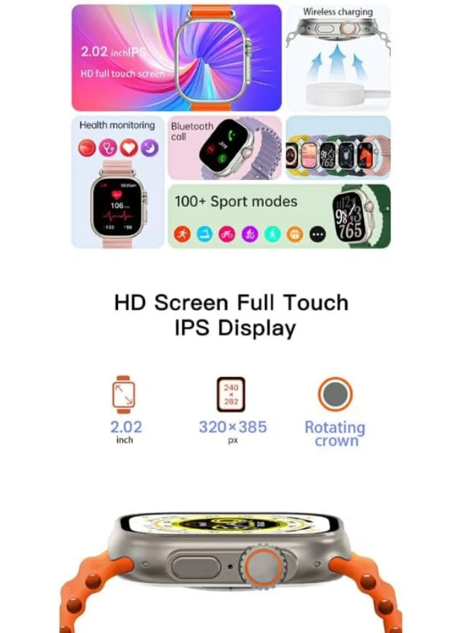 KENNETH SCOTT Kenneth Scott Unisex Multi Color Dial Smart Watch with Interchangeable Strap - KULMX-SSOBX