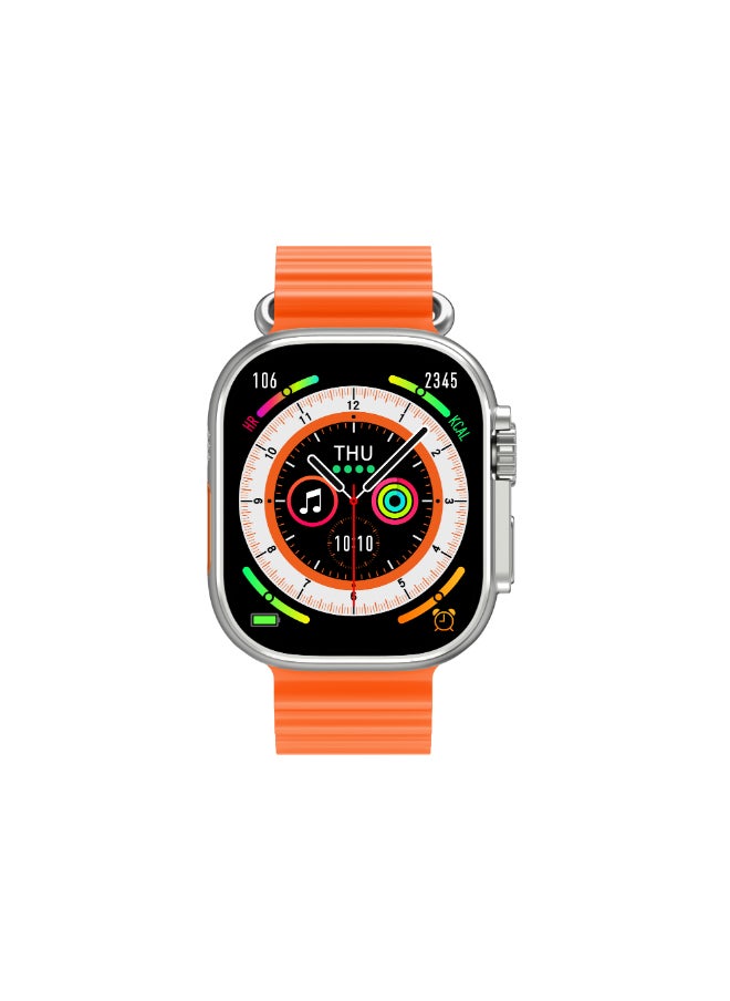 KENNETH SCOTT Unisex Silicone & Nylon Smart Watch KULMX-SSOBX - 43.5 mm  - Image 1