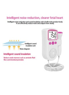 Generic Fetal Heart Rate Detector, Portable Fetal Heart Rate Detector, Home Doppler Meter With LCD Display, For Monitoring Baby's Heartbeat At Home  - Image 5