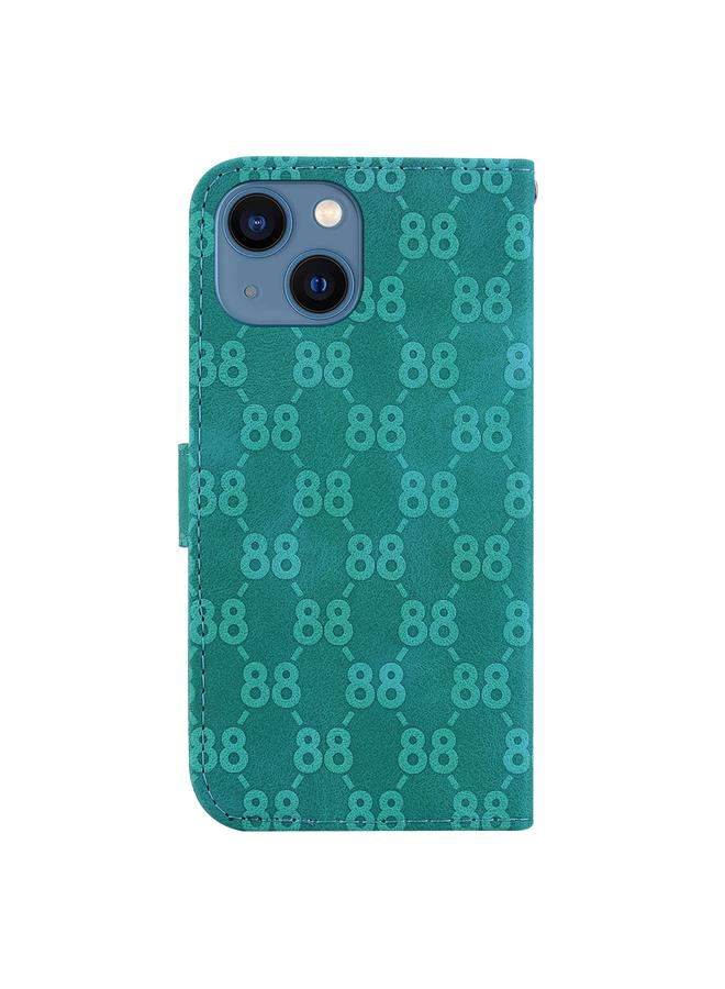 Zaboon Case For iPhone 13 Double 8-shaped Embossed Leather Phone Case - Image 3