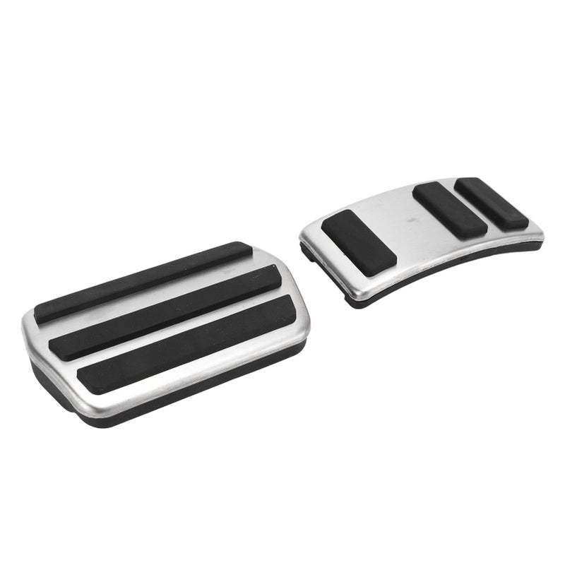 Accelerator Brake Pedal Set Nonslip Foot Pedals Stainless Steel Replacement for Ford Mustang Mach‑E 2021 Up - Image 3
